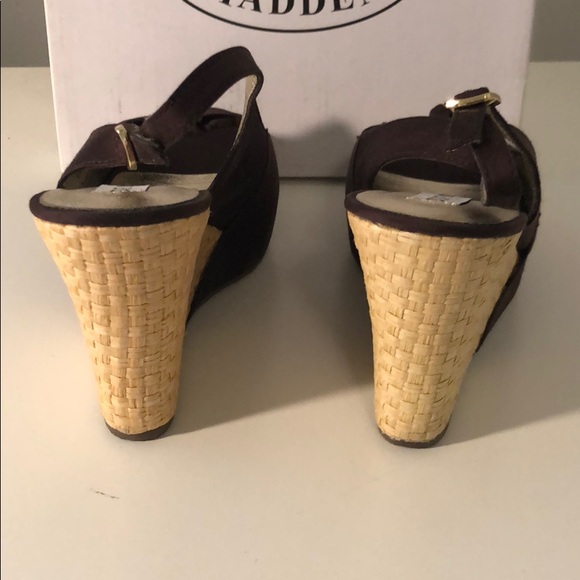 Steve Madden Cerona Brown Wedge Women Size 9.5 - Picture 5 of 7